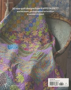 Kaffe Fassett's Quilts in Ireland Kaffe Fassett Needlepoint, West Ireland, Kaffe Quilts, Pixel Quilting, Painted Houses, Kaffe Fassett Quilts, Diy Sewing Gifts, Kaffe Fassett Fabric, Ancient Stone