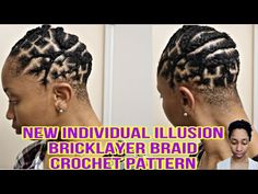 NEW Individual Illusion Bricklayer Braid Pattern For Crochet Installs|| Versatile Styling Method - YouTube Individual Crochet Braid Pattern, Individual Illusion Crochet Braid Pattern, Illusion Braid Pattern, Crochet Braid Down Pattern, Illusion Crochet Braid Pattern, Braiding Pattern For Crochet Braids, Crotchet Braid Pattern, Individual Crochet Braids, Braiding Pattern