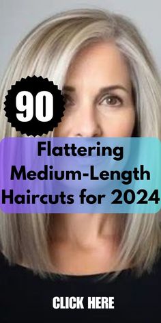 Refresh your style with these fabulous medium-length hairstyles for women over 40. From chic layers to trendy cuts, find the perfect look to elevate your everyday glam! #Over40Style #MediumLengthHair #FreshLooks Medium Length Hair Bob Styles, Medium Length Hairstyles For Women Over 50 With Thick Hair, Women Hair Medium Length, Hairstyle For Women In 40s, 40 Year Hairstyles, Medium Length Bob Thick Hair, Medium Length Haircut Over 50 Women, Face Framing Layers For Medium Hair, Womens Long Bob Hairstyles