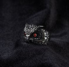 * Owl head ring , Owl gifts , Owl ring , Best gift for men , Animal ring  * Product Weight: Approximately 8 grams ( May differ due to sizing and handmade structure) ( 1 ounce = 28.5 grams ) * Preparation Time usually 1-3 days. All rings are designed and hand crafted by us. SIZING * All sizes are available since we hand craft each ring individually. We provide you size conversion charts for different measurement systems on the pictures. You may easily measure and determine your size OR anytime please MESSAGE to us for help about finding your size. SHIPPING * Express shipping USA, Canada and EU and UK with FEDEX , UPS, DHL and TNT. However due to increased costs of shipping in order to provide you best possible prices in the market we use economy shippings for other countries. Please check e Eyes Ring, Silver Rings For Men, Grand Bazaar Istanbul, Owl Head, Owl Ring, Animal Ring, Owl Eyes, Owl Gifts, Head Ring