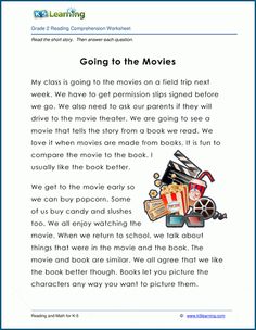 the movie worksheet for kids to learn how to read and do something else