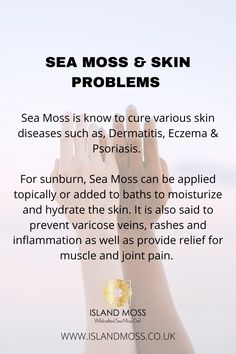 Sea Moss Recipes Skin, Seamoss Benefits Skin, Sea Moss Recipes