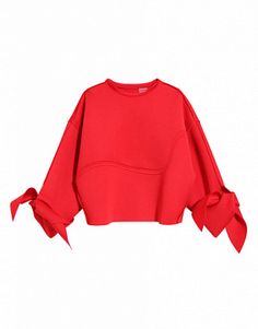 Sweatshirt, pattern №513 Stile Hijab, Red Pullover, Sweatshirts Pattern, Women Street, Sweatshirt Women, Cotton Pullover, Red Hoodie, Top Fabric, Fashion Mode