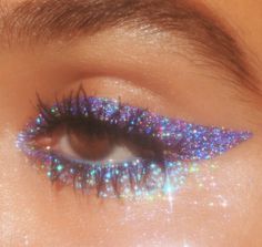 Space Disco Makeup, Abba Makeup 70s, Space Cowgirl Makeup, Futuristic Cowgirl, Galactic Disco, Sparkling Makeup, Cowgirl Makeup, Iridescent Makeup, Disco Makeup