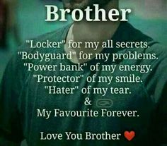 a man with a beard is holding his hand up to his face and the words brother on