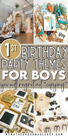 birthday party themes for boys that are fun and easy to make