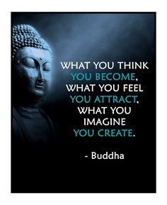 buddha quote about what you think