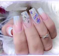 Summer Nails Long, Long And Short Nails, Spring Nail Art Designs, Short Nails Summer, Summer Nails 2023, 2023 Nails, Nails Summer Nails, Pastel Nails Designs