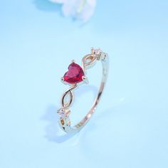 Romantic Birthday Gifts, Zierlicher Ring, Rhinestone Ring, Birthday Gifts For Girlfriend, Birthday Jewelry Gift