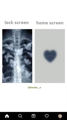 an x - ray shows the back and front side of a skeleton's chest