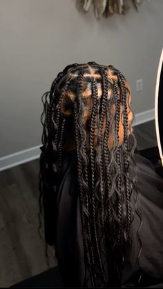 Small black waist length bohemian goddess knotless braids ~ 𝗳𝗼𝗹𝗹𝗼𝘄 4 𝗺𝗼𝗿𝗲 #knotlessboxbraids #braids #hairstyles #blackhairstyles #blackgirlhair #goddessboxbraids#bohemianboxbraids Boho Knotless Braids Medium Large, Boho Knotless Braids Medium Length, Medium Knotless Goddess Braids, Medium Knotless Boho Braids, Medium Boho Braids, Large Boho Knotless Braids, Extra Long Braids, Medium Boho Knotless Braids, Knotless Goddess Braids