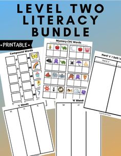 the level two library bundle includes several printables for each student to use on their books