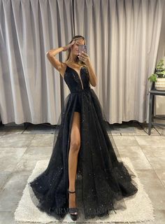 Gaun Tulle, Glitter Prom Dress, Sparkly Prom Dress, 파티 드레스, Custom Prom Dress