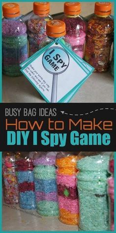 an image of how to make diy i spy game