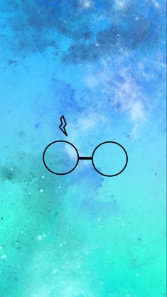 an image of harry potter's glasses in the sky