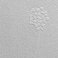 a drawing of a dandelion on the wall