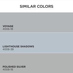 three shades of gray and white with the same color scheme for each one, which is similar