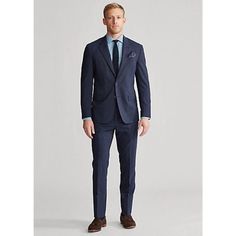 Ralph Lauren Navy Pin Dot Stripe Stretch Wool Suit 48L  | eBay Mens Work Outfits, Suit Separates, Wool Suit, Work Outfits, Work Outfit, Mens Accessories, Ralph Lauren, Dots, Mens Outfits