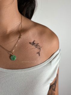 Whale tattoo Boston fine line microrealism Small Humpback Whale Tattoo, Fine Line Whale Tattoo, Whale Fin Tattoo, Birthyear Tattoo Ideas, Jonah Tattoo, Whale Tattoo Ideas, Aus Tattoo, Front Shoulder Tattoo, Whale Tattoo Design