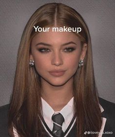 Early 2000s Makeup Looks Baddie, I’d Photo Makeup, School Photoshoot Makeup, Senior Portrait Yearbook, Yearbook Makeup Senior, Permit Picture Ideas Makeup, Photo Id Makeup, 2011 Makeup Looks, Yearbook Makeup Looks