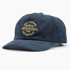 Dickies Corduroy Cap - Dickies US Clean Boy Aesthetic, Vintage Baseball Hats, Corduroy Cap, Vintage Baseball Caps, Vintage Pop, Air Force Blue, Boy Aesthetic, Guys Clothing Styles, Cool Hats