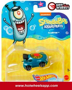 a toy car with an evil face on it