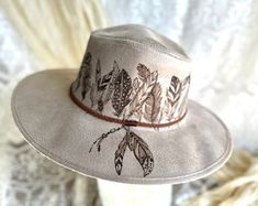 Peacock Feather Fedora - Etsy Bohemian Beige Felt Hat For Country Events, Bohemian Adjustable Felt Hat For Ranch, Bohemian Brimmed Felt Hat For Ranch, Bohemian Feather Hat Bands For Ranch, Beige Bohemian Felt Hat For Rodeo, Bohemian Hat Band With Feathers For Ranch, Adjustable Feather Fedora For Festivals, Bohemian Feather Hat Band For Fall, Bohemian Hat Bands With Feathers For Ranch