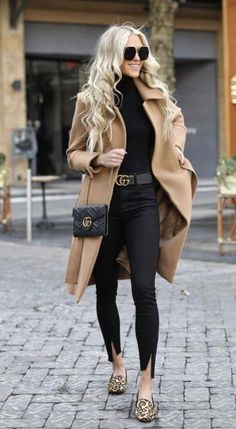 Comfy Outfits Winter, Fall Fashion Coats, Casual Chic Outfits, Fashion Blogger Outfit, Blogger Outfits, Casual Outfit Inspiration, Causal Outfits, Fashion Blogger Style, Camel Coat