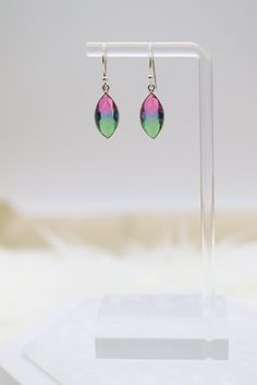 The Multi-Colored Sterling Silver Dangling Earrings feature an array of brightly colored gemstones, each encased in sleek sterling silver. These earrings boast a vibrant and playful design, perfect for adding a lively splash of color and a hint of movement to any casual or dressy outfit. Length: 15.7 mm Width: 9.1 mm Closure: Fish Hook Material: Sterling Silver Lead Free and Hypoallergenic Multicolor Sterling Silver Earrings For Party, Multicolor Sterling Silver Party Earrings, Party Multicolor Sterling Silver Earrings, Rainbow Nickel-free Earrings For Gifts, Rainbow Drop Earrings For Party, Nickel-free Rainbow Earrings Gift, Nickel-free Rainbow Earrings For Gift, Rainbow Gemstone Jewelry In Sterling Silver, Elegant Multicolor Nickel-free Crystal Earrings