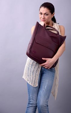 New,Red Wine bag,Genuine leather bag,burgundy bag, Large tote bag,Large tote, Leather tote, Tote bag, Hight quality bag,leather purse,B003RW Hight quality Italian Leather bag. Width - 40cm/15,7'' Height - 43cm/16,9'' Zipper closure Two outside pockets , one with zipper closure, one with magnetic closure. If you have any questions, please do not hesitate to contact me. Burgundy Bag, Purple Maxi Dress, Italian Leather Bags, Warm Dresses, Womens Cocktail Dresses, Wine Bag, Genuine Leather Bags, Large Tote Bag, Hight Quality