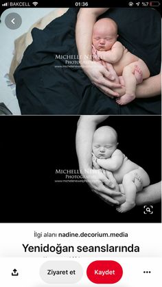 an image of a man holding a baby in his arms with the caption's name below it