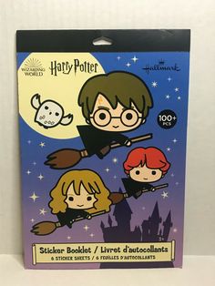 the harry potter stickers are on display