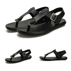 Casual Mens Solid Beach Buckle Flat Heel Outdoor Clip Toe Sandals Roman Fashion Item description Brand Unbranded Country/Region of Manufacture China Euro Size 38-44 Features Solid Material Synthetic Model No Modification Description No Modified Item No Pattern Solid Product Line Factory Style Casual Width Medium (D, M)   Shipment Payment Return & Warranty Service & Feedbacks Shipment 1.We Ship to Worldwide. 2.Delivery time depends on destination and other factors, it may takes up to 15-30 days. Black T-strap Sandals For Beach Season, Black T-strap Sandals For Summer Beach Season, Black Summer T-strap Sandals For Beach, Leather T-strap Sandals For Beach Season, Black Flip Flops With Buckle Closure For Summer, T-strap Flip Flops For Beach Season Vacation, T-strap Flip Flops For Beach Vacation, T-strap Sandals For Beach, T-strap Beach Sandals For Beach Season