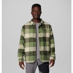 Whether you’re headed to the campsite or staying around town, this fleece-lined Sherpa shirt-jacket will take you there in unparalleled comfort. The droptail hem provides added coverage—whatever the weather. South Park Fanart, Sportswear Brand, Mens Green, Sherpa Lined, Columbia Sportswear, Range Of Motion, Sherpa Fleece, South Park, Plaid Shirt