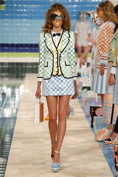 Thom Browne | Ready-to-Wear Spring 2017 | Look 9 Statement Dresses, 2017 Style, Flight Attendant Fashion, Spring Capsule, Resort Fashion, Catwalk Fashion, Statement Dress, Fabulous Fashion, Flight Attendant