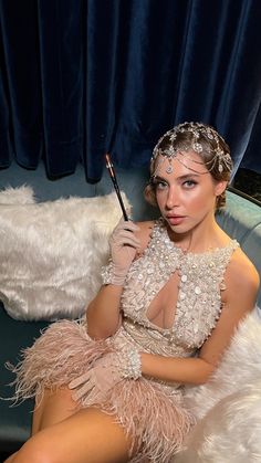 1920s Themed Party, Burlesque Party, Glam Wedding Dress, Gatsby Costume, 1920's Fashion, Fest Outfits, Hollywood Party