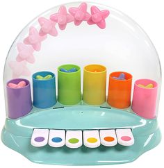 a toy set with many different colors and shapes