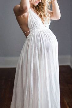 White Lace See-through Thigh-high Slit Maternity Photoshoot Dress – Glamix Maternity White Halter Neck Dress, Vestidos Para Baby Shower, Cute Maternity Dresses, Maternity Photoshoot Outfits, Clothes For Pregnant Women, Maternity Maxi Dress, Maternity Dresses For Photoshoot, Cute Maternity Outfits, Latest Fashion Dresses