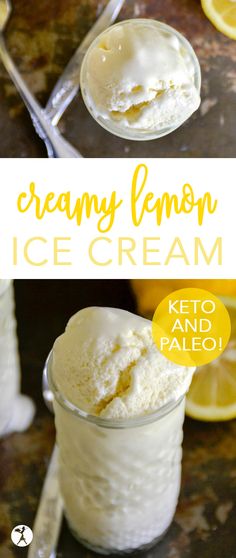 Ice Cream Lemon, Lemon Ice Cream, Lemon Ice, Postre Keto, Lemon Benefits, Gaps Diet, Water Benefits