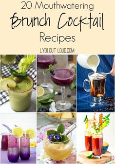 20 mouthwatering brunch cocktail recipes