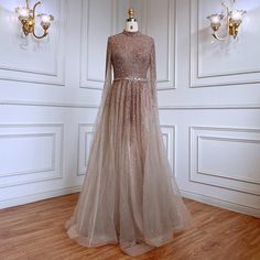 Luxury Cape Sleeves Evening Dress Feminine Features, Beaded Cape, Custom Bridesmaid Dress, Pregnant Wedding Dress, Feel Empowered, Gowns For Women, Evening Dresses With Sleeves, Taffeta Dress, Cape Sleeves