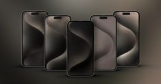 three different models of the oneplus are shown in black and gray colors, with wavy lines on them