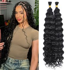 PRICES MAY VARY. 🎀 High-Quality Material: 100% Unprocessed Brazilian Italian Curly Bulk Human Hair, Almost Shedding Free and Tangle Free, No Smell,Top Quality 10A Brazilian Virgin Hair Bundles. Without chemical modification and treatment, natural health, soft and elastic, full and dense. VITALITY HAIR Brazilian Virgin Hair is Your First Choice. 🎀 Hair Length And Weight: VITALITY Italian Curly bulk human hair For Braiding is natural and healthy Ranges From 18-24 Inches are available,One Pack Co Synthetic Dreads Hairstyles, Human Hair For Braiding, Dreads Hairstyles, Virgin Hair Bundles, Micro Braids, Synthetic Dreads, Dread Hairstyles, Human Braiding Hair, Braiding Hair