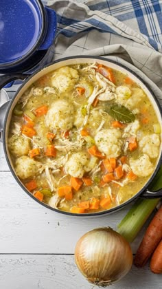 chicken dumpling soup in a big pot Chicken And Dumplings Katie Lee, One Pot Chicken Dumpling Soup, Chicken Dumplings Soup Recipe, Chicken And Dumplings Broth, Chicken Dumpling Soup Healthy, Chickens And Dumplings, Chicken Dumpling Noodle Soup, Creamy Chicken And Dumplings Soup, Crock Pot Dumpling Soup