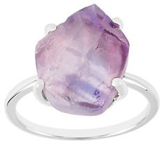 Tasteful and oh-so-chic, make a stylish statement with this glistening gemstone ring. From Affinity® Gems. Amethyst Gemstone, Amethyst Ring, Gemstone Ring, Prong Setting, Gemstone Rings, Jewelry Rings, Amethyst, Gems, Gemstones