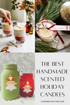 the best handmade scented holiday candles