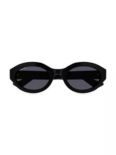 Shop Gucci Minimal GG 53MM Oval Sunglasses | Saks Fifth Avenue Oval Sunglasses, Saks Fifth, Saks Fifth Avenue, Gucci, Sunglasses