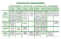 a green and white business plan with the words contacts remedies written on it