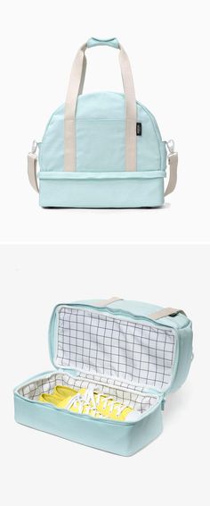 Kate Spade Christmas, Bag With Shoe Compartment, Costura Diy, Sac Week End, Pola Sulam, Sewing Bag, Diy Bag, Kate Spade Bag, Weekender Bag