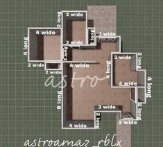 the floor plan for an apartment building